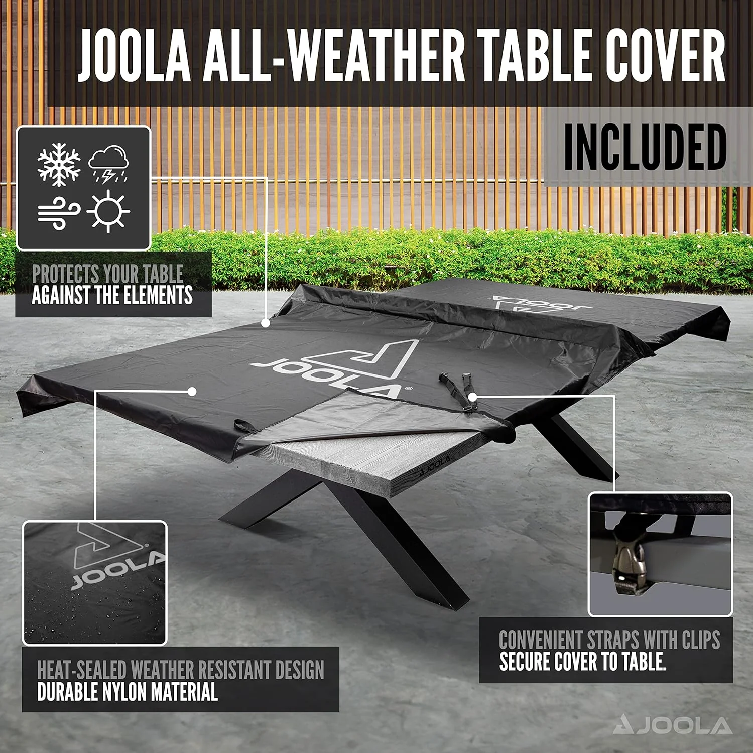 JOOLA Berkshire Indoor/Outdoor Table Tennis Table - Image 6